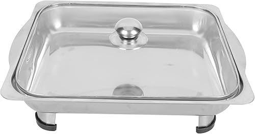 Juego de toallas para bufé, bandeja de frutas con tapa, puf cuadrado, otomano, platos de acero inoxidable, juego de roces de metal, bandejas