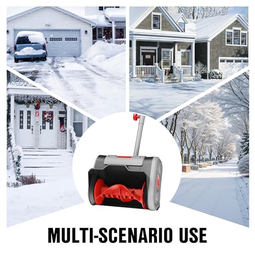EWORK Corded Snow Shovel 11-Inch 1200W 10A Powerful Electric Snow Shovels, 6-Inch Clearing Depth, 23-Foot Max Throw Distance, Power Snow Blower for Driveway, Steps, Sidewalk, Porch by EWORK - Image 8