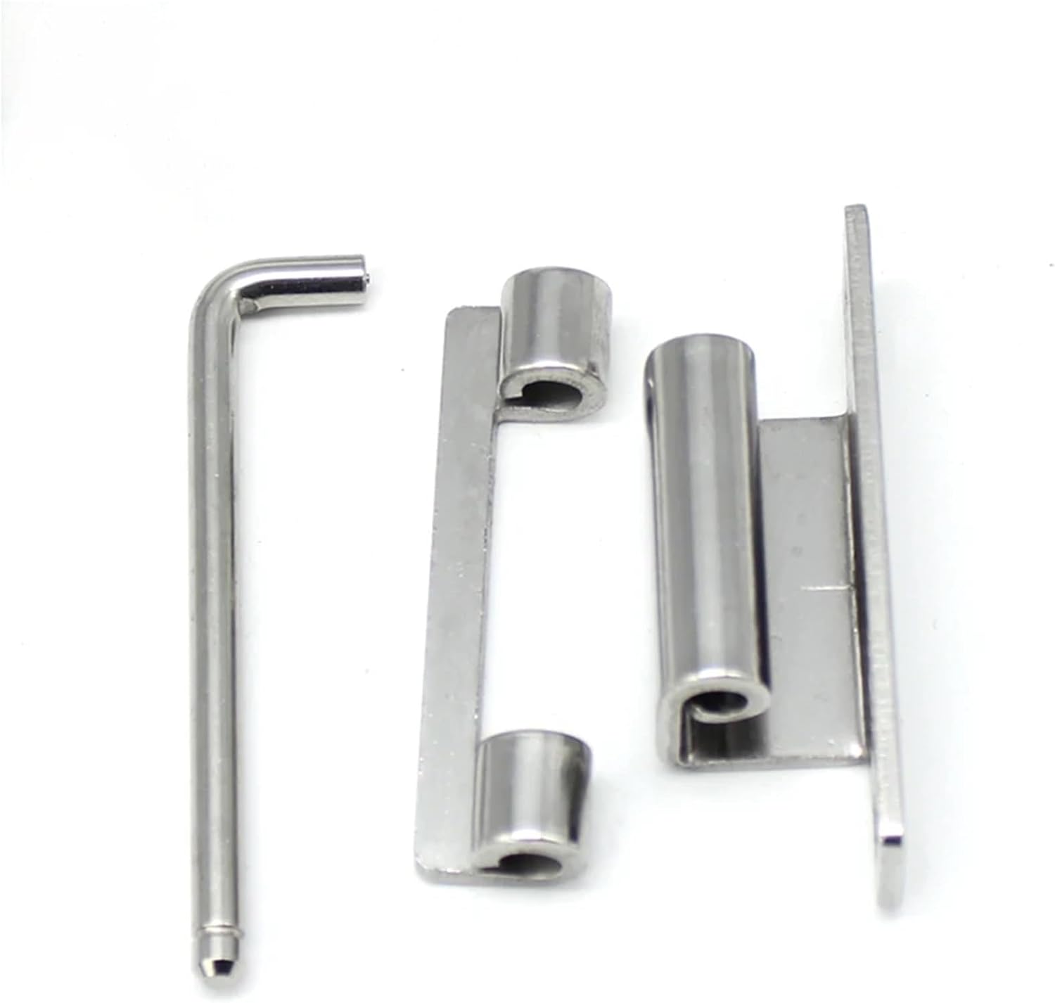 Concealed Hinge for Industrial Cabinet Doors Right-Angle Bent and Detachable 1Pcs(CL275-2-Iron-2mm)