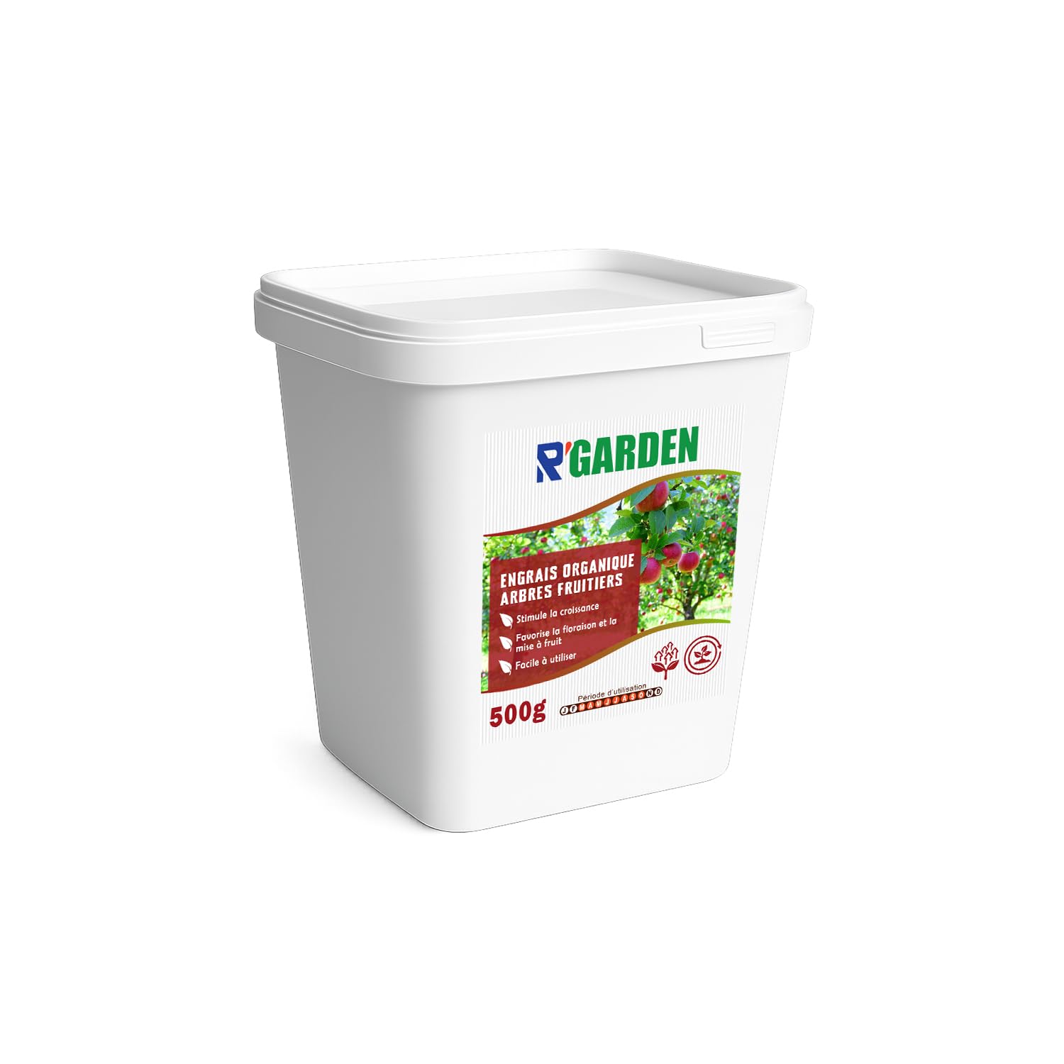 R’GARDEN – Engrais Organique Arbres Fruitiers | Fertilisant Naturel pour arbres du verger | Récoltes Abondantes | UAB – Fabriqué en France (0,5 KG) — vue 2