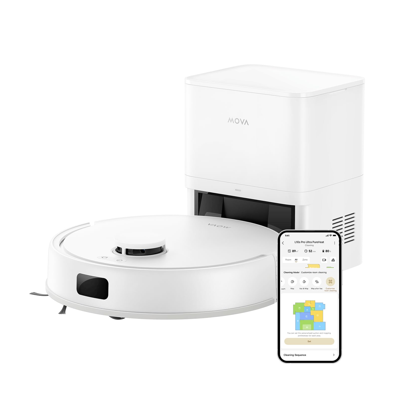 DREAME MOVA E20 Plus 5000Pa ロボット掃除機