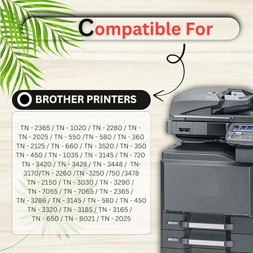 Image of Ultra Dark Toner Powder Compatible with Brother Printers & Toner Cartridge (500 gram)