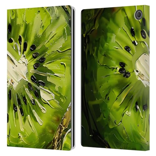 Protège-tablette Amazon Fire Max 11 antichoc style portefeuille kiwi