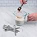 RSVP International Endurance Stainless Steel Spice Measuring Spoons, Set of 6 | 1/8 tsp to 1 Tbsp Measurements | Nest for Easy Storage | Dishwasher Safe | Dry or Liquid | Baking or Cooking