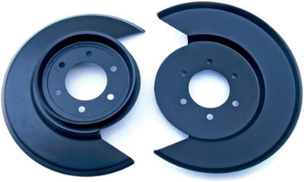 Rugged Ridge 11212.01 Brake Dust Shield, 6- Bolt, Black; 77-78 Jeep CJ5/CJ7/CJ8 Scrambler