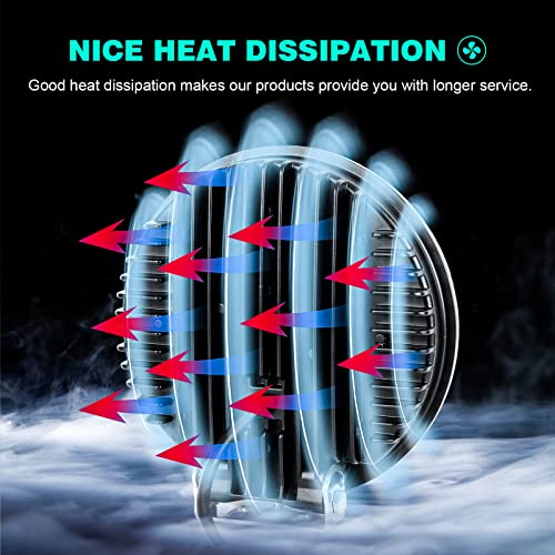 Sup-Light 9 Inch Led Round Light Bar,Driving Fog Lamps Work Light With Daytime Running Light Flood Light Pod Driving Lights For Off-Road、Jeep、Suv、Atv、Utv、Hunters、Truck、Household #TOP3