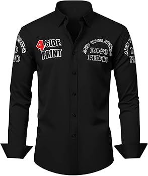 Amazon.com: Custom Long Sleeve Shirts Bulk Personalized Work Shirt with Logo Picture Text Print Design Your own Button Down Shirts for Business Black XX-Small : Clothing, Shoes & Jewelry Amazon.com: Custom Long Sleeve Shirts Bulk Personalized Work Shirt with Logo Picture Text Print Design Your own Button Down Shirts for Business Black XX-Small : Clothing, Shoes & Jewelry