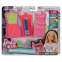 Barbie D.I.Y. Fashion Design Plates #2