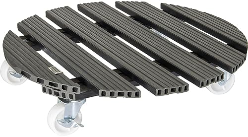 Wagner Pflanzenroller Glückskleeblatt - Gusseisen Roller Für Blumenkübel Bis 50 Kg