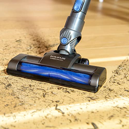 Taurus Ideal Lithium - Aspirateur balai sans fil 3 en 1, Autonomie 40 min, 22,2 V, 2 vitesses, brosse électrique, ultra léger et silencieux, filtre HEPA - Image 3