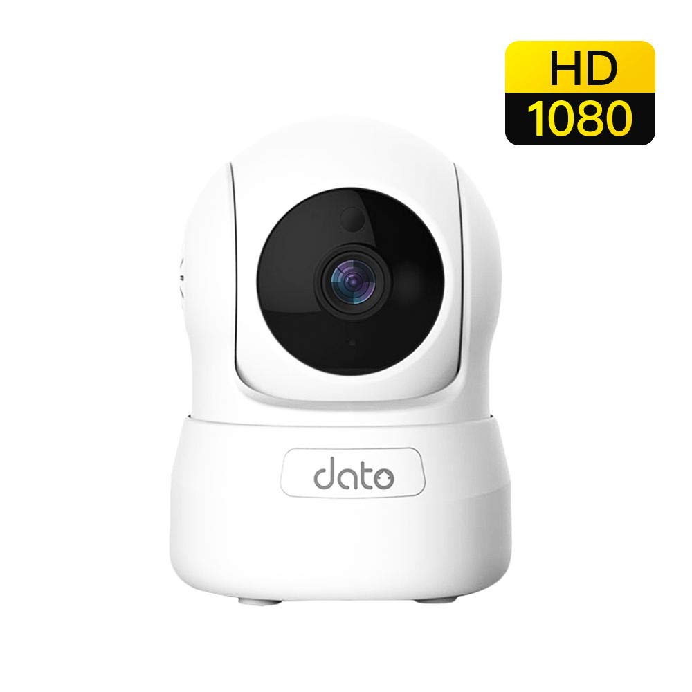 Geek Smart Security Pet Camera - 1080P HD WiFi Baby Monitor, 2-Way Audio, Pan/Tilt/Zoom IP Camera with Motion Detection, Intercom System, Infrared Night Vision, Real Time App Alerts(C-S200,White)