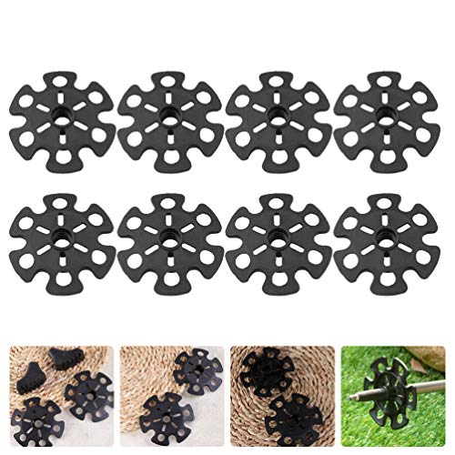 BESPORTBLE 8Pcs Cestas Pólo Caminhadas A Pé Pólo Trekking de Borracha de Substituição Dicas Pólos Tr