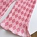 Girls Flare Pants 2025 Summer Fashion Cute Graphic Printed Elastic Waisted Casual Pant Lightweight Long Trousers for Kids 1-5