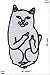Produktbild Patch - Katze - Cat - Fuck You - Fun - Fun - Katze - Aufnäher - zum aufbügeln - Iron On