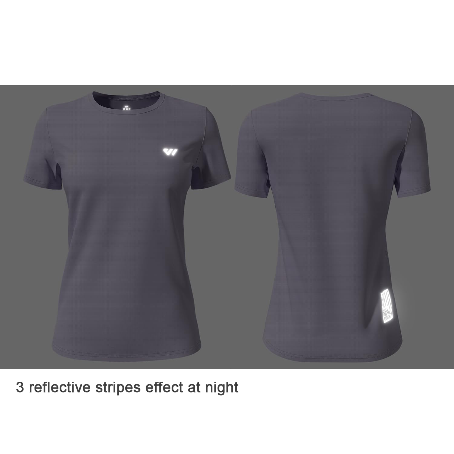 Paquete de 3 a 5 camisetas de entrenamiento para mujer, secado rápido, cuello redondo, gimnasio, absorción de humedad, camiseta atlética de yoga, camiseta UPF 50+
