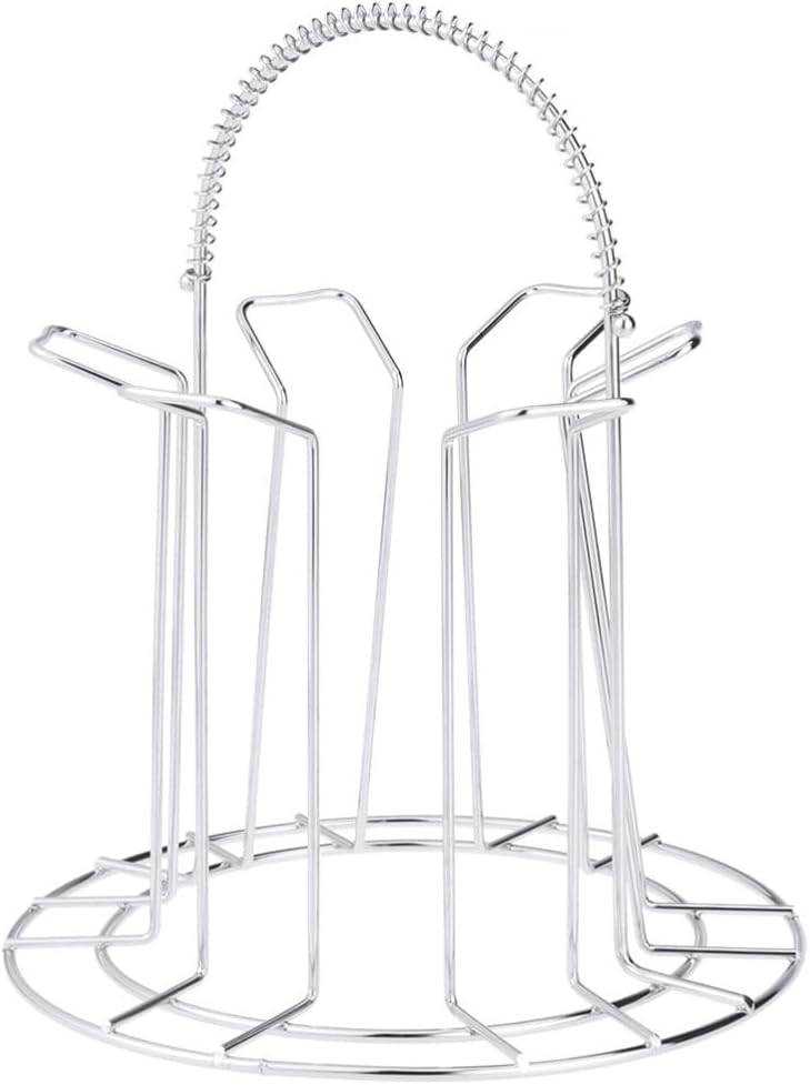 Didiseaon 2 Pcs Upside down Wine Glass Holder Drain Storage Rack