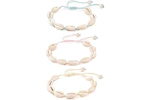 Women's 3Pcs Cowrie Puka Shell Bracelets: Boho Chic Adorns Your Wrist