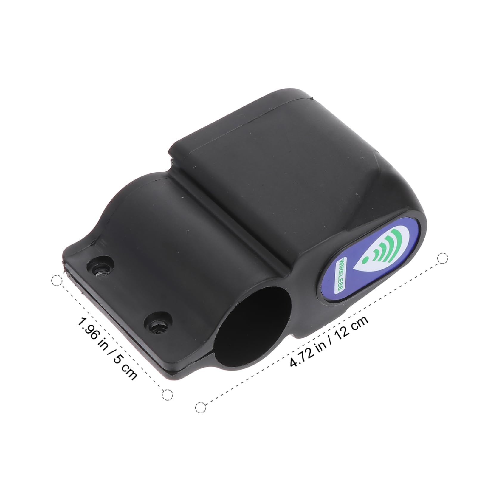 MUCKLILY Theft Cycle Lock with Vibration Alarm Remote Control for Mountain and Road Bikes Security Alert Easy Installation Black