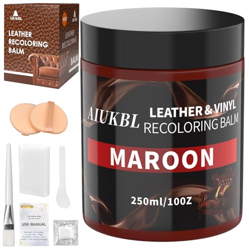AIUKBL Leather Recoloring Balm, Leather Color Restorer, Leather Restorer for Couches, Leather...