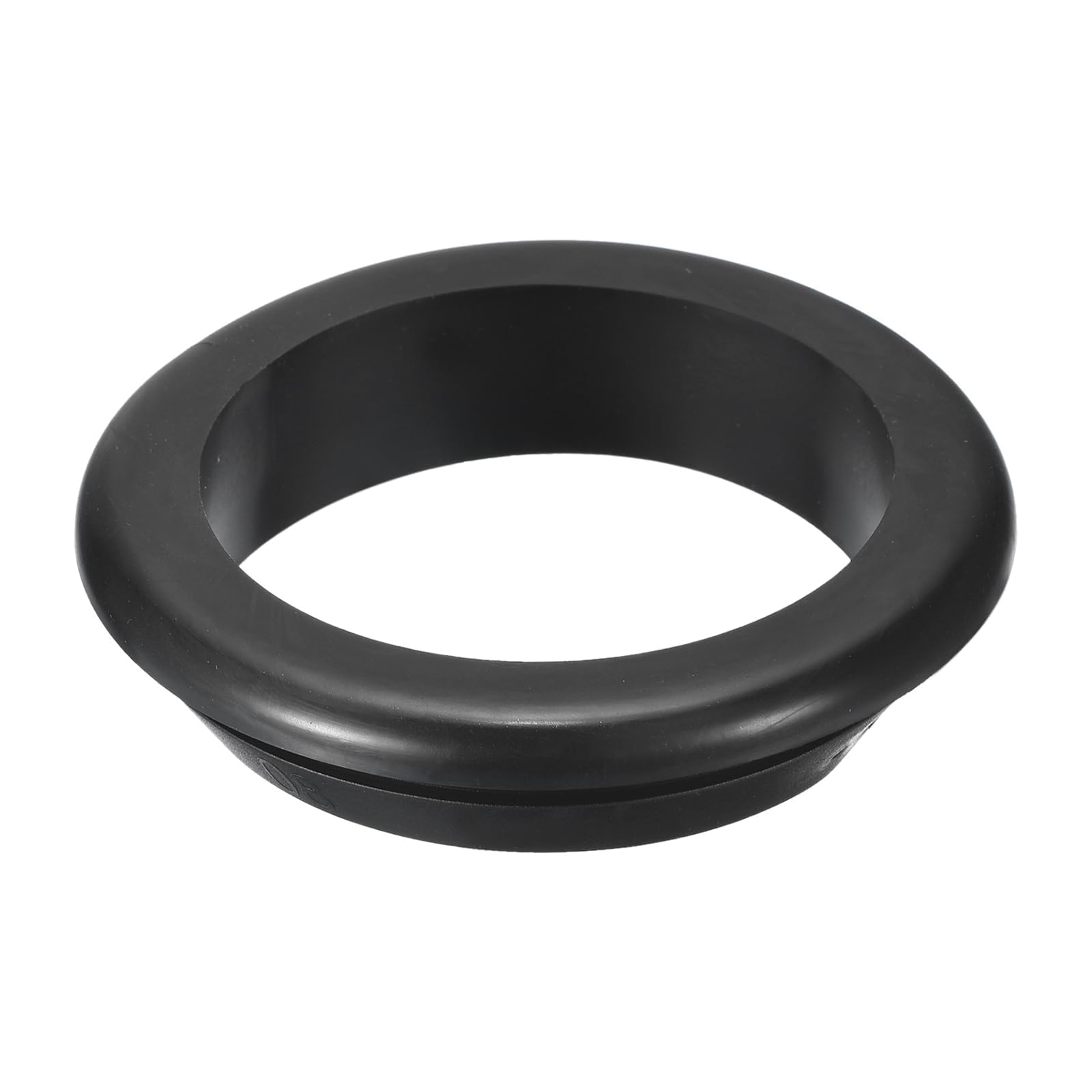 Unifizz 1Pcs Rubber Grommets, 70mm ID 80mm Drill Hole Plug Sealing Rings, Quick-Fit Wire Protection for Electrical Enclosures and DIY Routing, Black