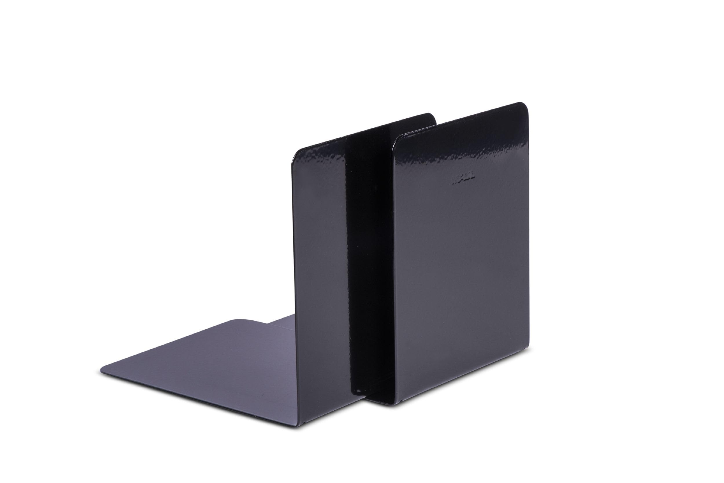 MAUL 14 X 12 X 14 Cm Metalowa Końcówka Magnetyczna Premium do Trzymania Książek - Czarna (2 Szt.)