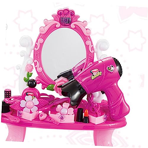 WHAMVOX Caixa Crianças Mesa De Maquiagem Beleza Brinquedos Cosméticos Crianças Brincar Vaidade Ferra