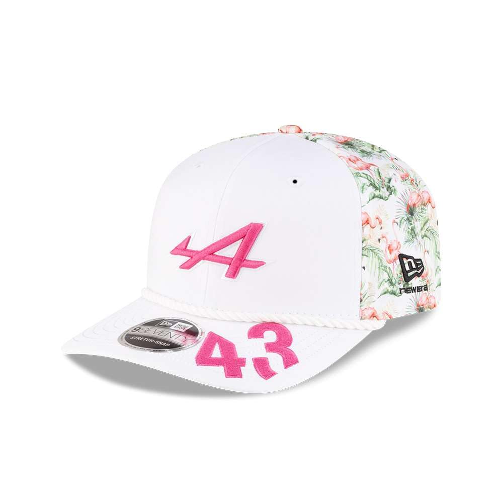 New Era Gorra 9Seventy XX Miami AlpineEra Mujer/Hombre - Curved Brim Cap de Beisbol Snapback, con Visera Verano/Invierno Primavera Verano Otoño Invierno