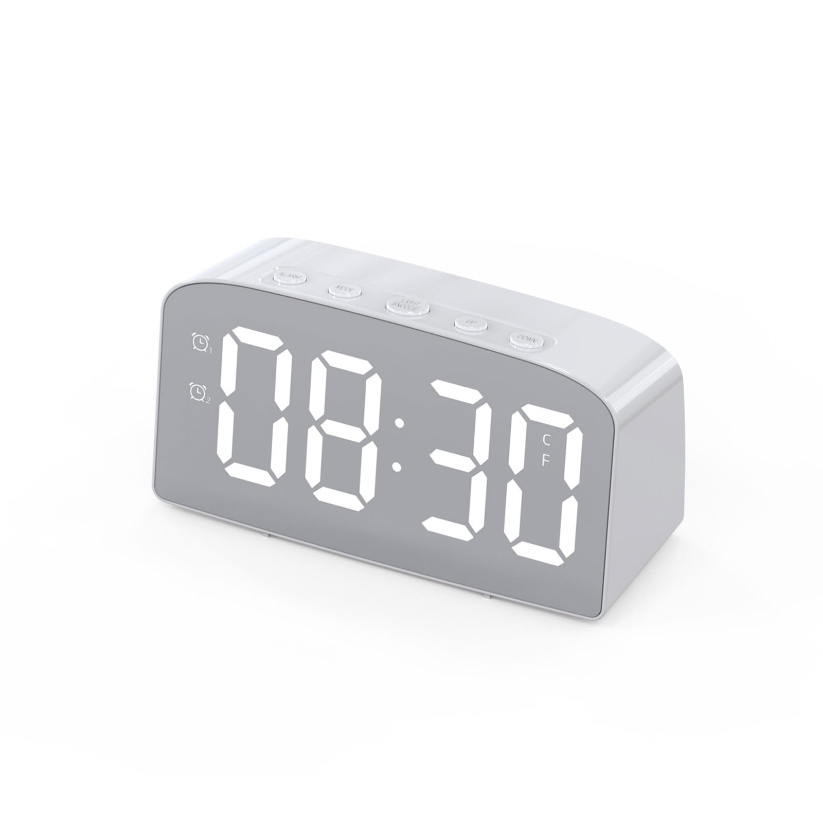 alarm clock, With Snooze Temperature Date Time For Bedrooms Office Outdoors
