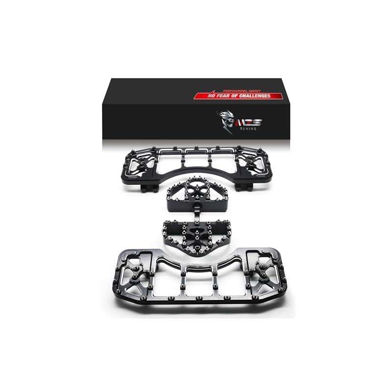 Mzs-Motorcycle-Floorboards-Passenger-Driver-Footboards-Wide-Foot-Pegs-Board-Pedal-Stretched-Black-Compatible-With-Dyna-Fld-Electraroadstreet-Glide-Softail-Road-King-Trike-Ultra-Limited 51xxjqw i7l. sl500 . ss800