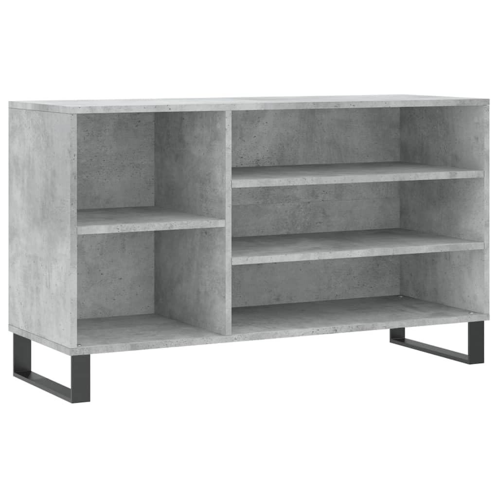 Armoire à chaussures gain de place avec 5 compartiments gris