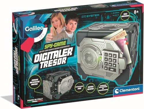Galileo Spy Digitaler Tresor - Safe mit Alarm & Warnleuchte für...