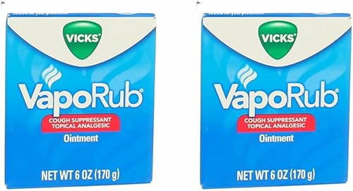 Vicks VapoRub Ungüento, 6 onzas (paquete de 2)