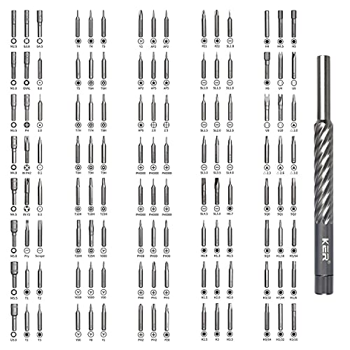 Ker 128 In 1 Precision Screwdriver Set With Magnetic Driver Kit, Electronics Repair Tool Kit For Repair Computer, Cell Phone, Laptop, Ipad, Watch, Tablet, Pc, Macbook, Xbox, Game Console, Ps4 #TOP1