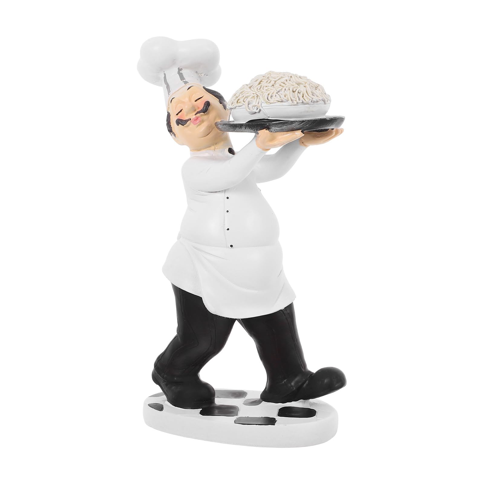 ifundom Statuetta in Resina Chef Ramen Decorazione Cucina Ornamento da Chef per Casa Ristorante Bar Bistrot Tavolo