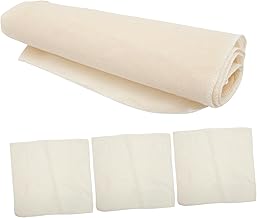 Luxshiny 4Pcs Pano Branco Coalhada De Leite De Soja Pano De Filtro De Tofu Pano De Filtro Multiuso Pano De Tofu Pano De Tofu Resíduo De Coalhada De Soja Pastelaria De Leite De