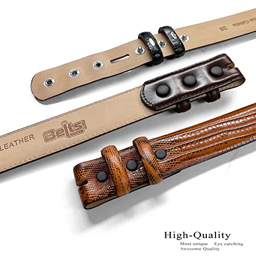 Belts.com Cowhide Full-Grain Genuine Leather Dress Belt Strap,1''(25mm)&1-1/8"(30mm)&1-1/4"(32mm) Wide3