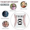 Pinkfulum Personalized Baseball Blankets with Name Numbers, Custom Baseball Team Game Throw Flannel Blankets Stuff Gifts for Boys Sports Lover Fans Kids Adult #4