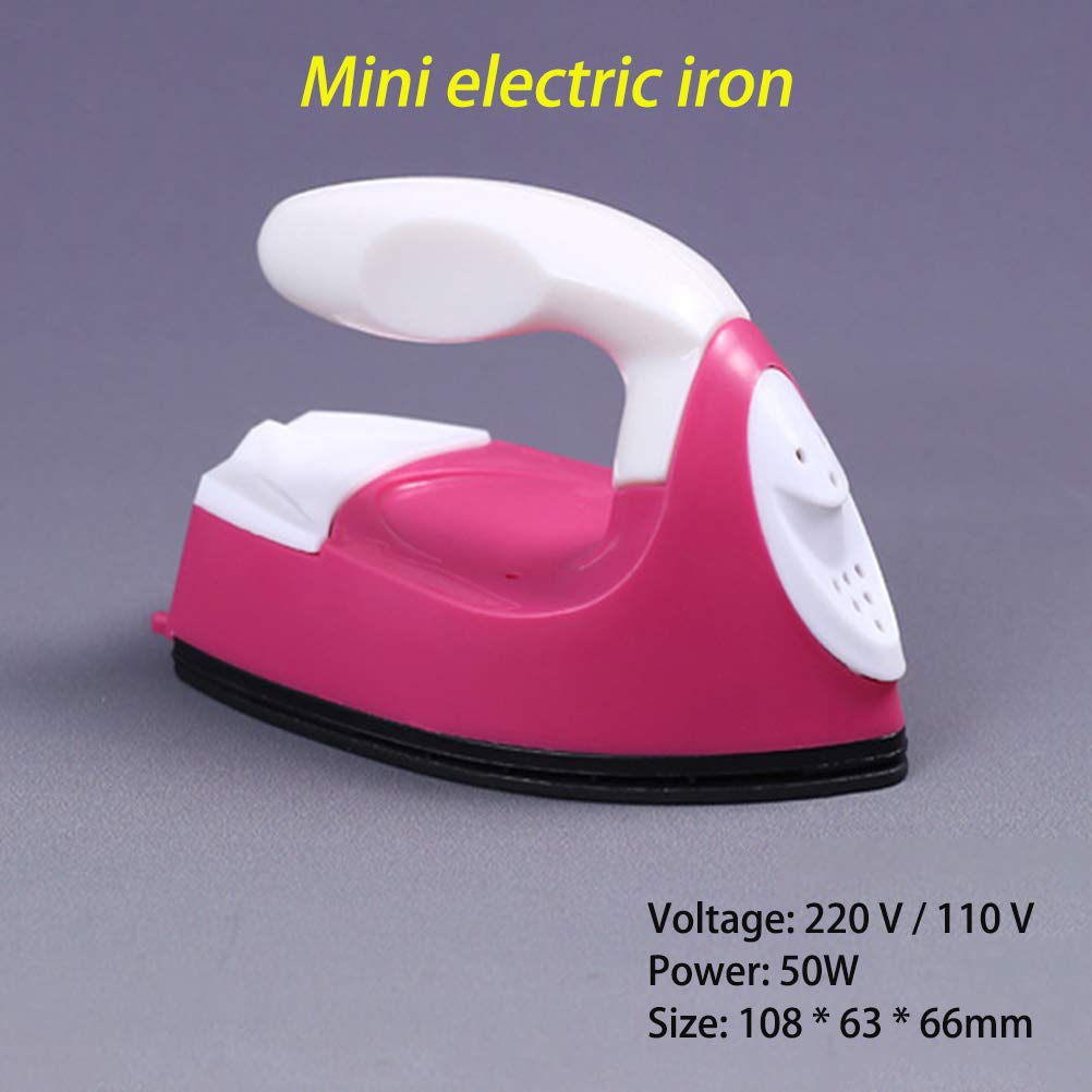 Mini plancha de viaje portátil de hierro eléctrico para la universidad y el viaje de planchado rápido