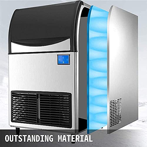 Fabbricatore Di Ghiaccio Commerciale Da 265 Libbre / 24 Ore Con Contenitore 121 Libbre, Pannello LCD Intelligente… – Bild 6