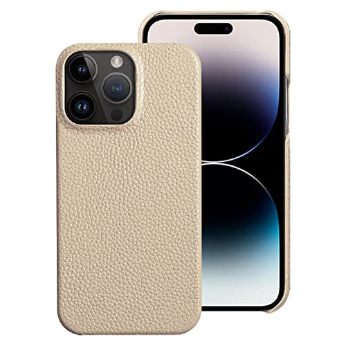 Coque en Cuir véritable pour iPhone 14 Pro Max et modèles X à SE