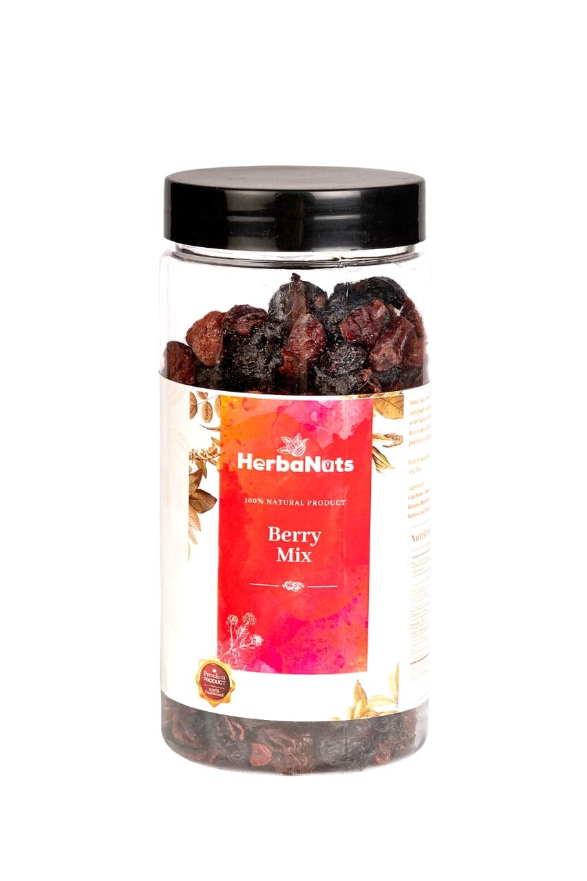 Herbanuts Super Healthy Berries Mix 1Kg, Dried Mixed Berries | 7+ Varieties Like Cranberries, Blueberries, Strawberries, |Healthy Eating Snack, Jar Pack (B0BJ9C82Y1) Amazon Price History, Amazon Price Tracker