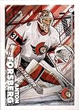 2022-23 Topps NHL Stickers Collection Hockey #353 Anton Forsberg Ottowa Senators Officially Licensed Sticker Card (paper thin, smaller than regular card, plain back - See Scan)