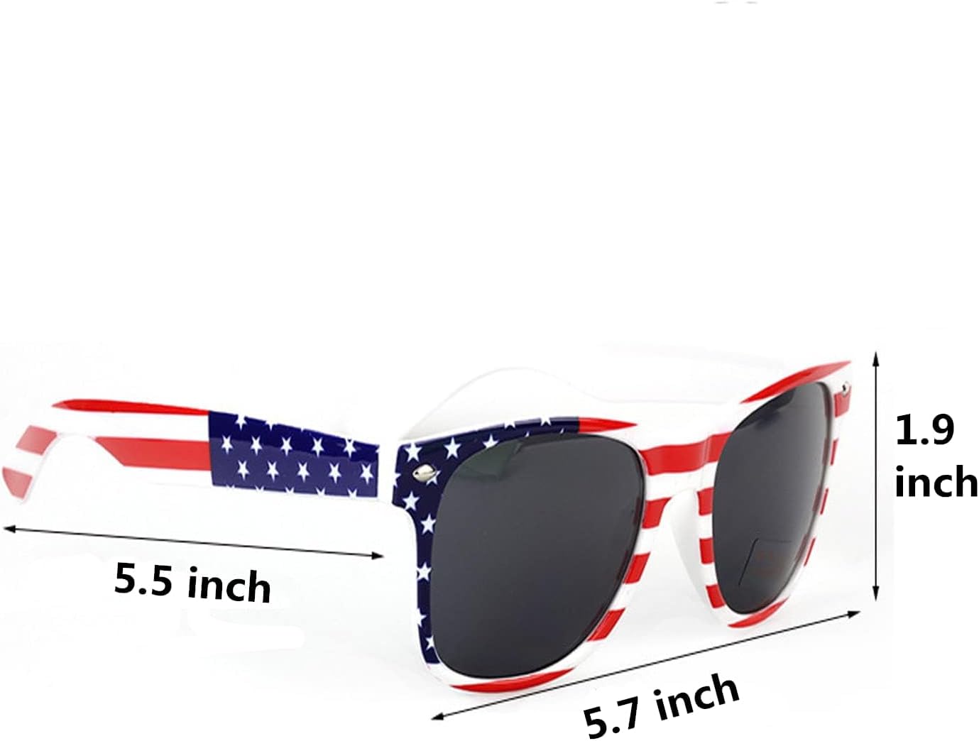 Soochat 4th of july Sunglasses American Flag Sunglasses Patriotic Holiday glasses Eyewear for Independence Day Party Decorations Prop - Image 3