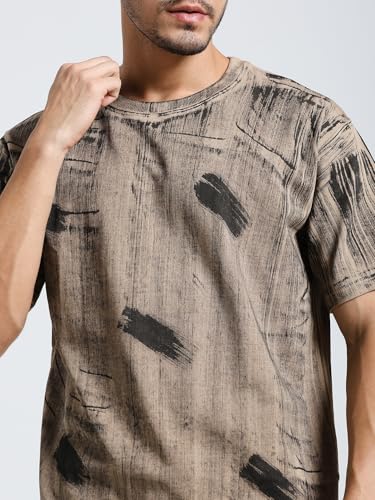 Image of Vogaan Men's Cotton Short Sleeve Tracksuit Summer T Shirt & Shorts Set with 2 Pockets || Casual Co-ord Sets