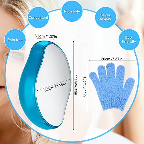 Nano Haarentferner, Haarentfernung Ohne Rasieren, Schmerzen & Schneiden, Crystal Haarentferner mit 1 Dusche Handschuh… - Image 4