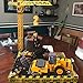 Gemini&Genius Construction Vehicle Toys 1/35 Scale Die-cast Grader Engineering Road Planer Vehicle Models Toys for Kids and Decoration for House (1-35 Road Roller)