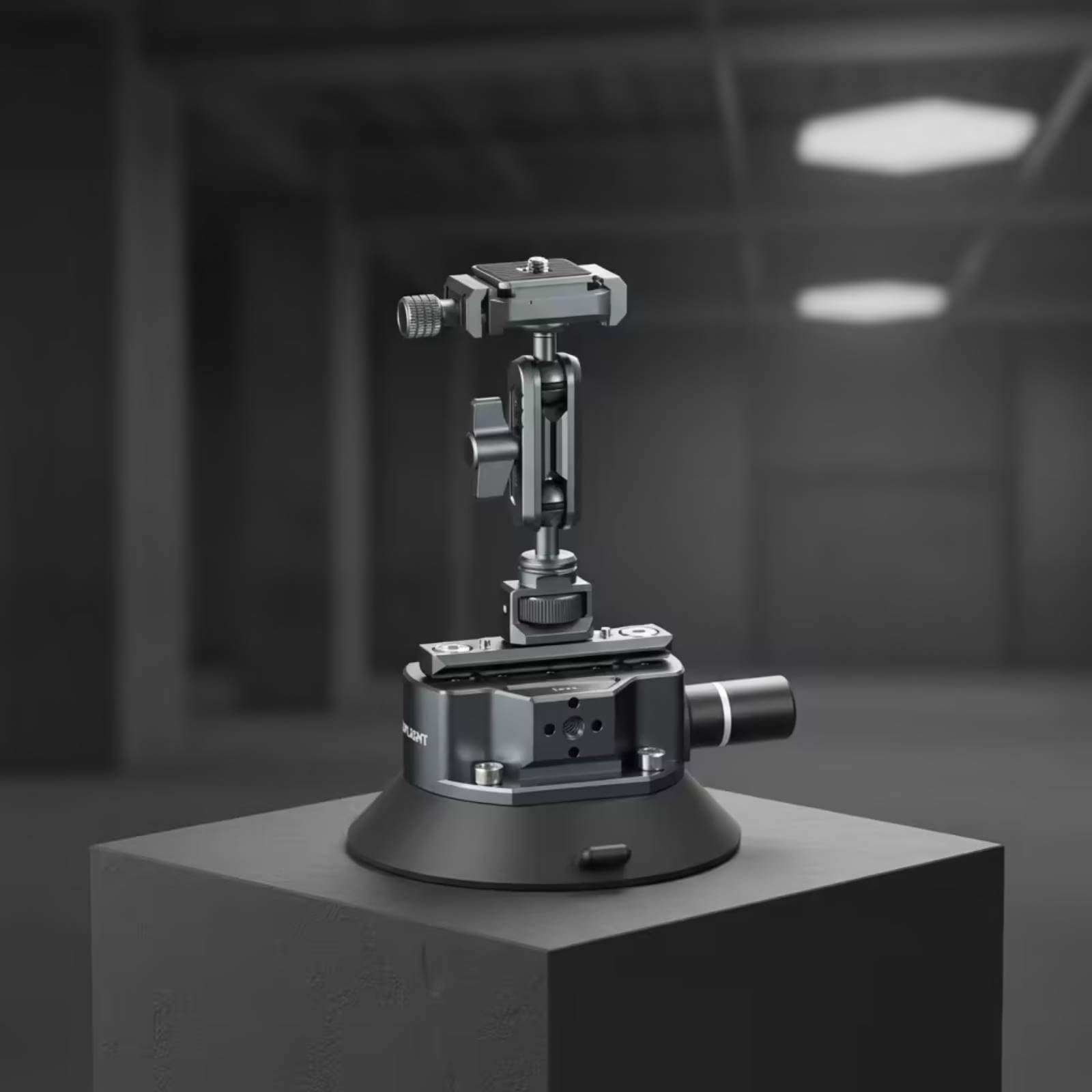 Soporte de Cámara para Vehículo Montaje Soporte Ventosa de Alta Sujeción Brazo Articulado Juntas Regulables Rosca, LYV1 Soporte De Ventosa + LYE1 Brazo Mágico