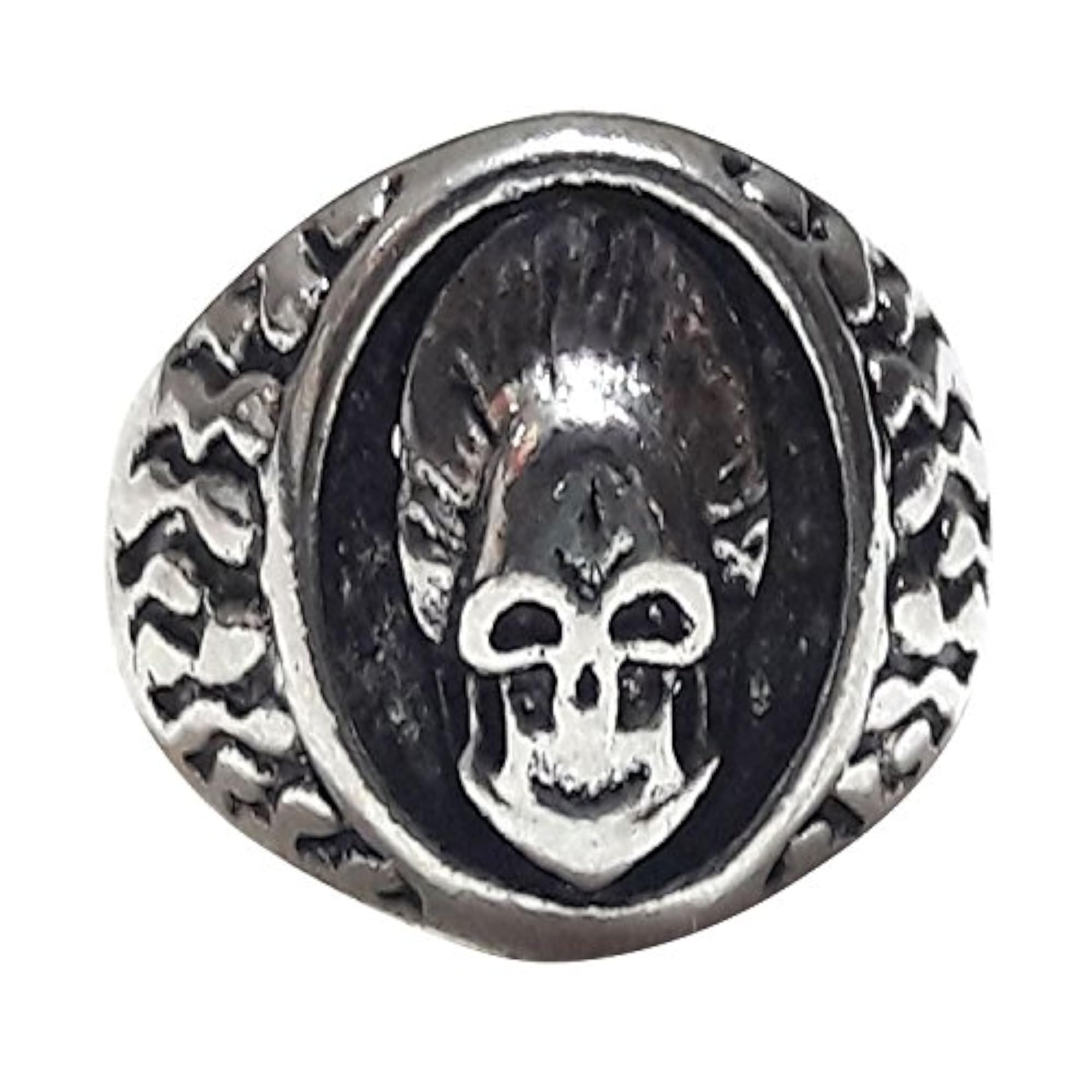 Retro Skeleton Stainless Steel Ring, Fashion Statement