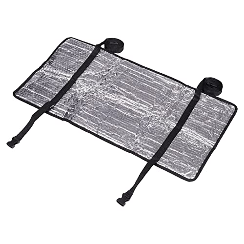 エアコンカバー コットン アルミホイル 日焼け防止 防塵 室外機用 小型分割エアコンカバー シルバー 80×40cm 1枚入