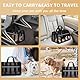 Treer Kransportbox Katze, PC Gitternetz Transportbox Katze Groß, Atmungsaktive Faltbar Katzentransporttasche, Leichtes Reisen Tragetasche für Hundetransportbox Katzes und Hund